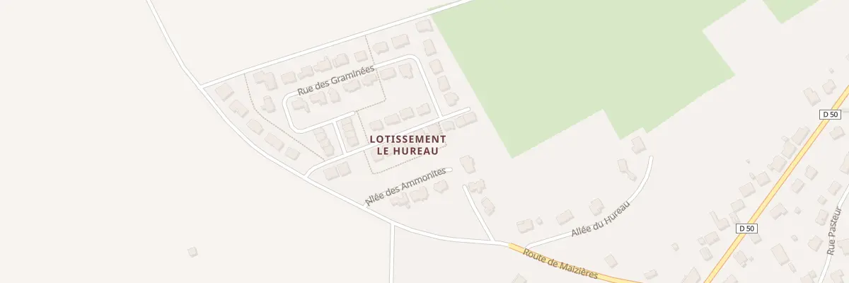 Plan du 14 Rue des Saules à Xeuilley