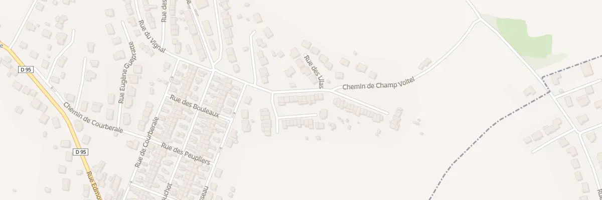 Plan du 10 Rue du Fond du Chenet à Chaligny