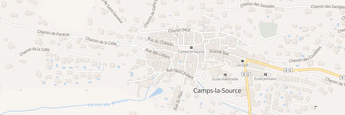 Plan du 5162 Rue de la Source à Camps-la-Source