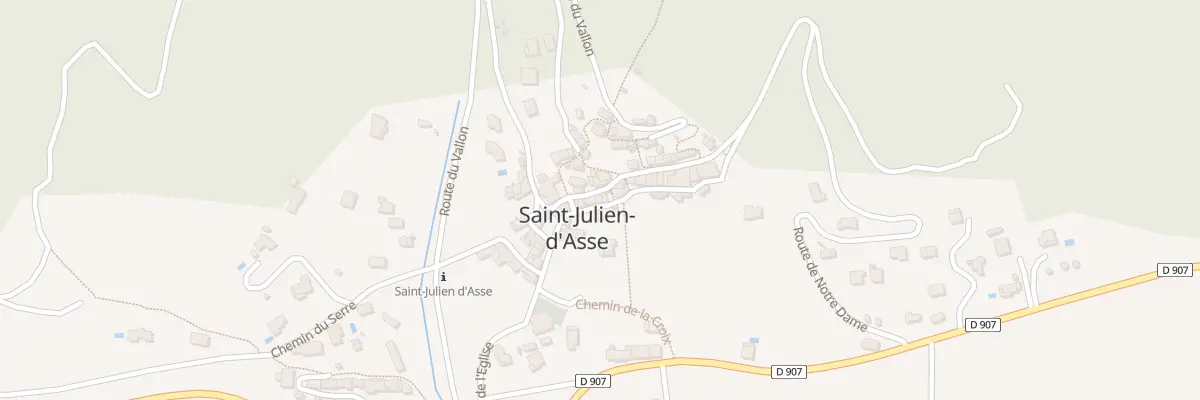 Plan du 10 Rue de la Fontaine à Saint-Julien-d’Asse