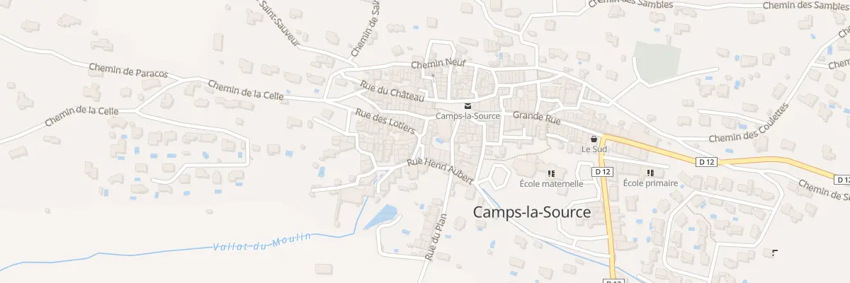 Plan du 5203 Le Village à Camps-la-Source