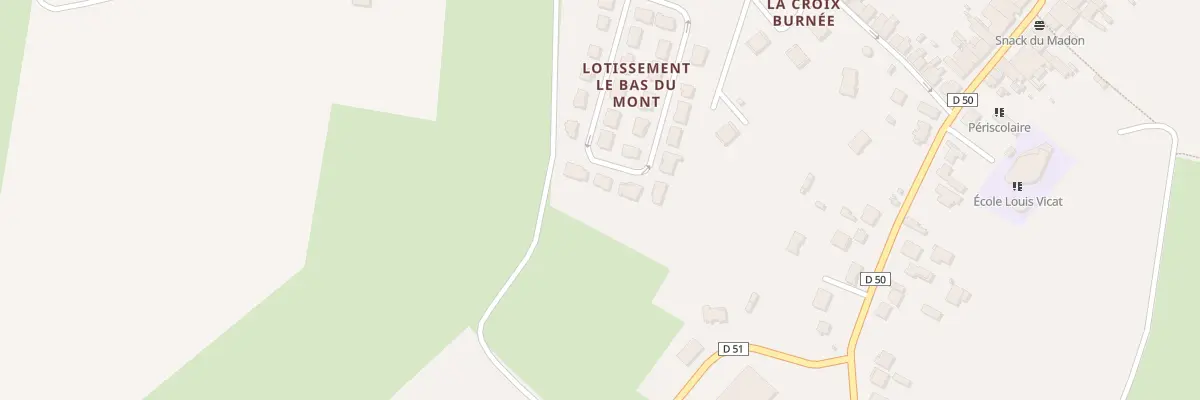 Plan du 15 Rue du Bas de Mont à Xeuilley