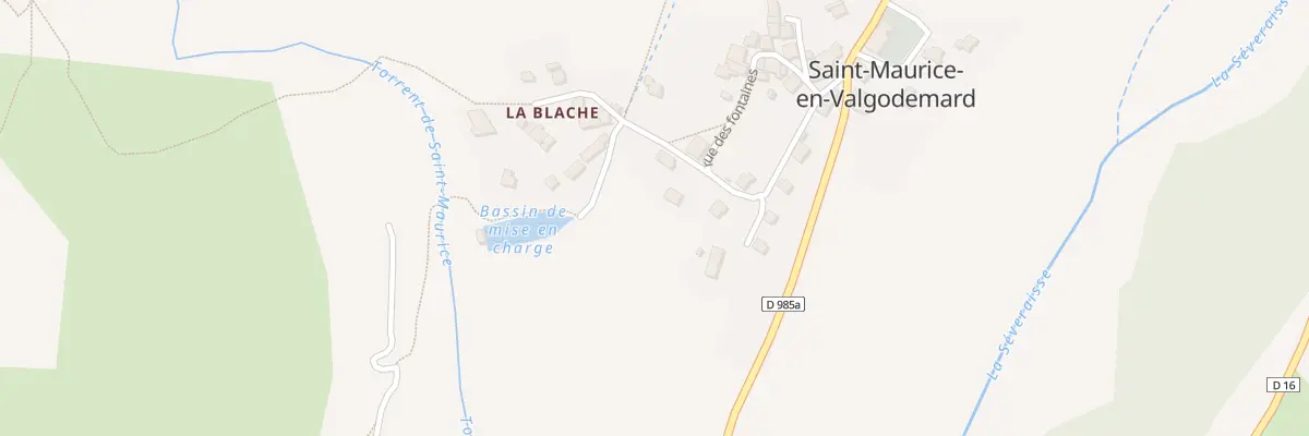 Plan du 161 Rue des Durandes à Saint-Maurice-en-Valgodemard