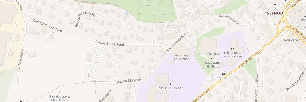 Plan du 23 Rue du Muraillon à Annecy