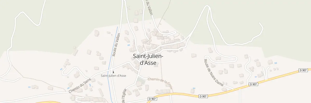 Plan du 9 Grand’Rue à Saint-Julien-d’Asse