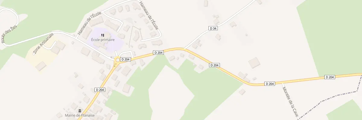 Plan du 1666 Rte des Allobroges à Planaise