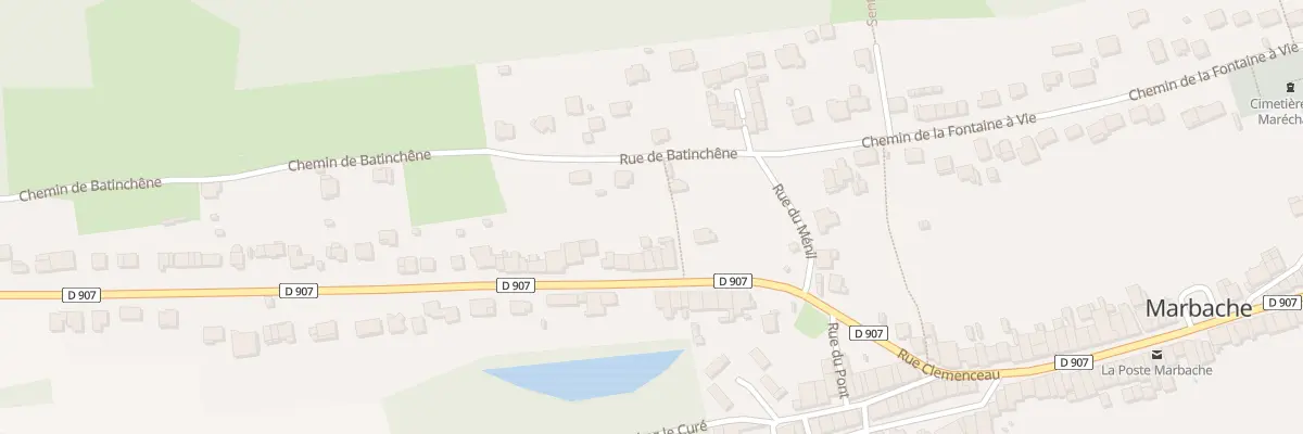 Plan du 7 Rue Fbg Saint Nicolas à Marbache