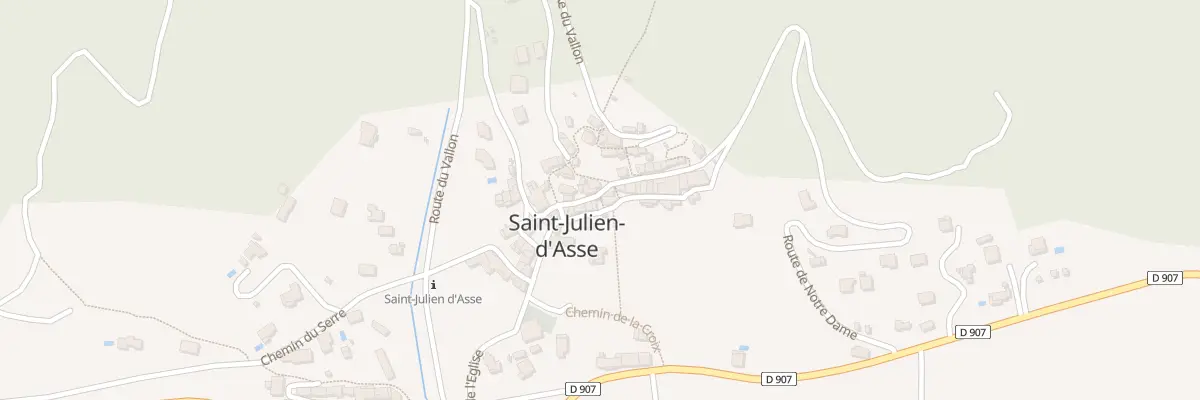 Plan du 7 Grand’Rue à Saint-Julien-d’Asse