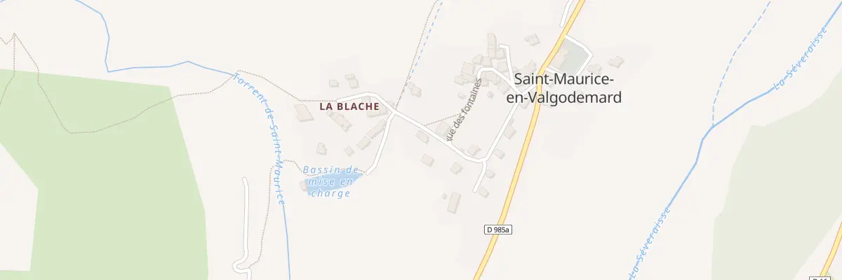 Plan du 181 Rue des Durandes à Saint-Maurice-en-Valgodemard