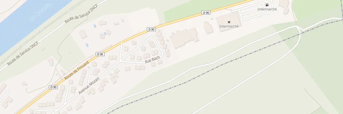 Plan du 10 Rue Jean Sébastien Bach à Liverdun