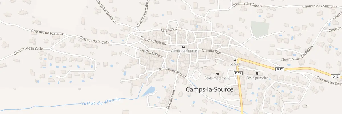 Plan du 9999 Le Village à Camps-la-Source