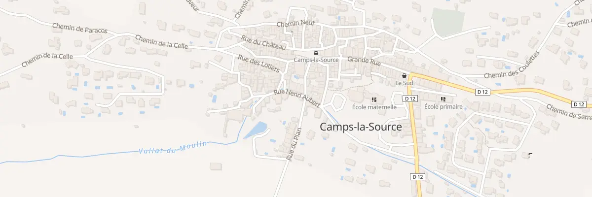 Plan du 5204 Le Village à Camps-la-Source