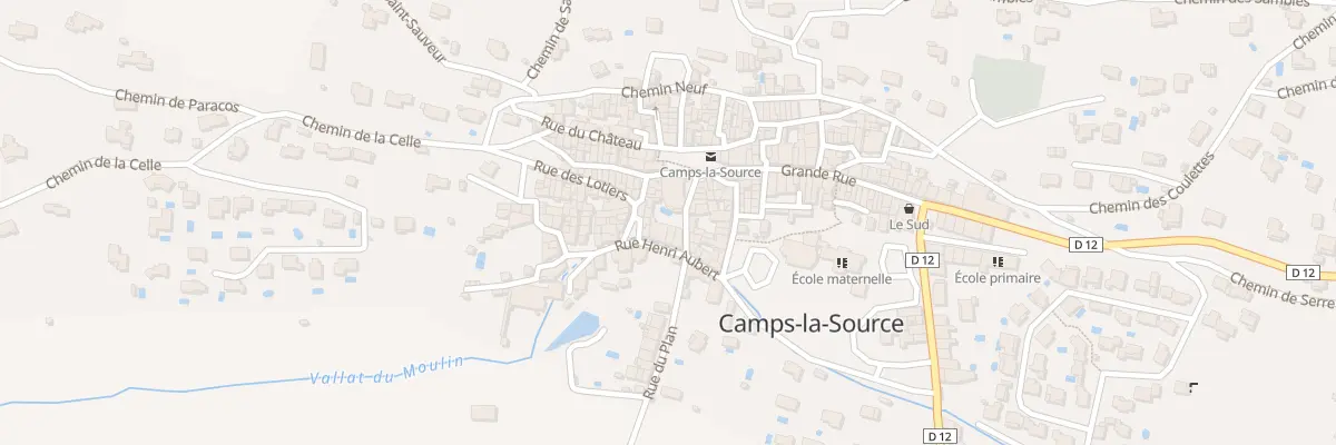 Plan du 5198 Le Village à Camps-la-Source