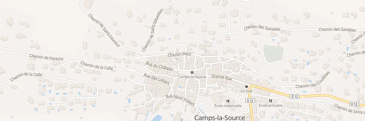 Plan du 7 Rue des Chapeliers à Camps-la-Source