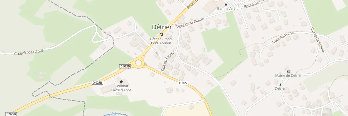 Plan du 98 Rue des granges à Détrier