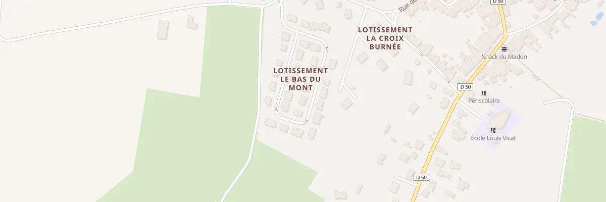 Plan du 16 Rue du Bas de Mont à Xeuilley