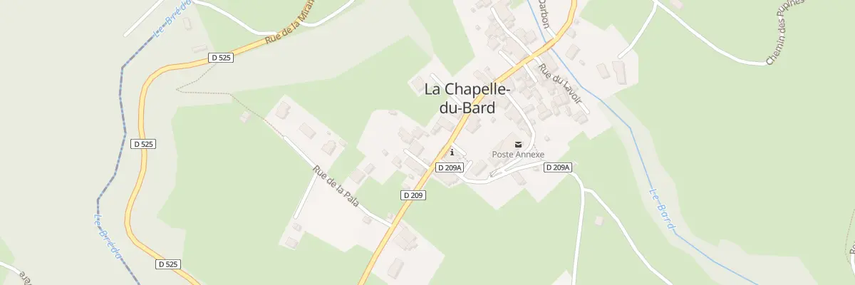 Plan du 226 Rue Jules Clérin à La Chapelle-du-Bard