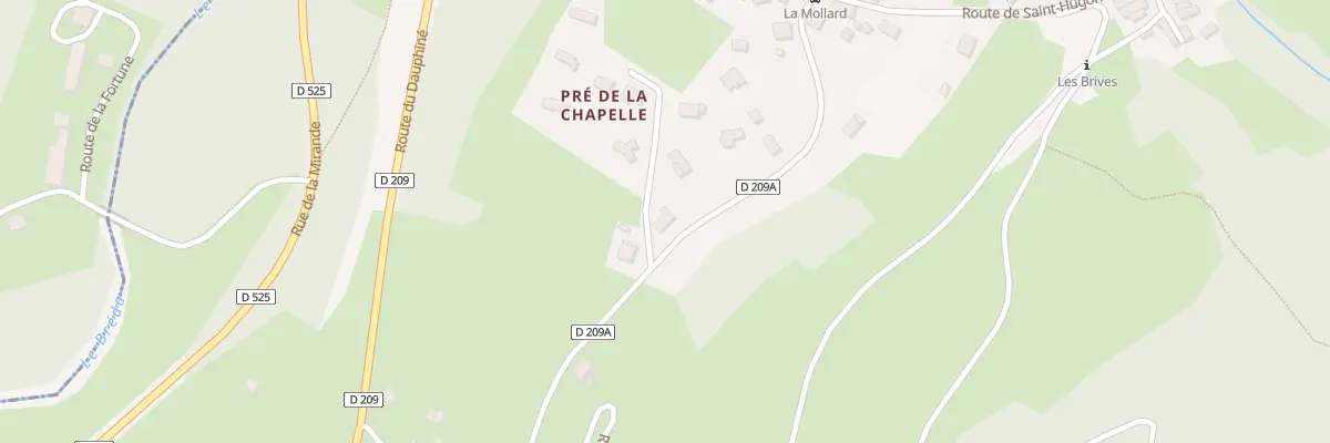 Plan du 36 Rue de la Chapelle à La Chapelle-du-Bard