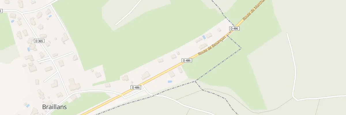 Plan du 5027 La Chapelle à Braillans