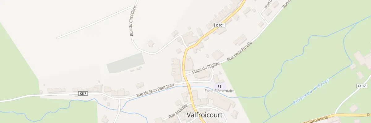 Plan du 5 Pl de l’Eglise à Valfroicourt