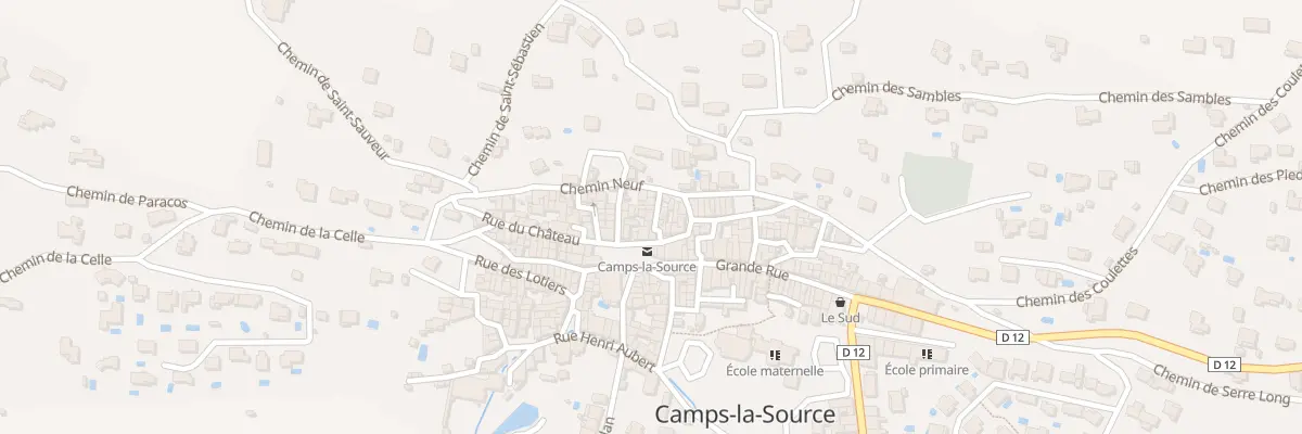 Plan du 9001 Rue du Four à Camps-la-Source