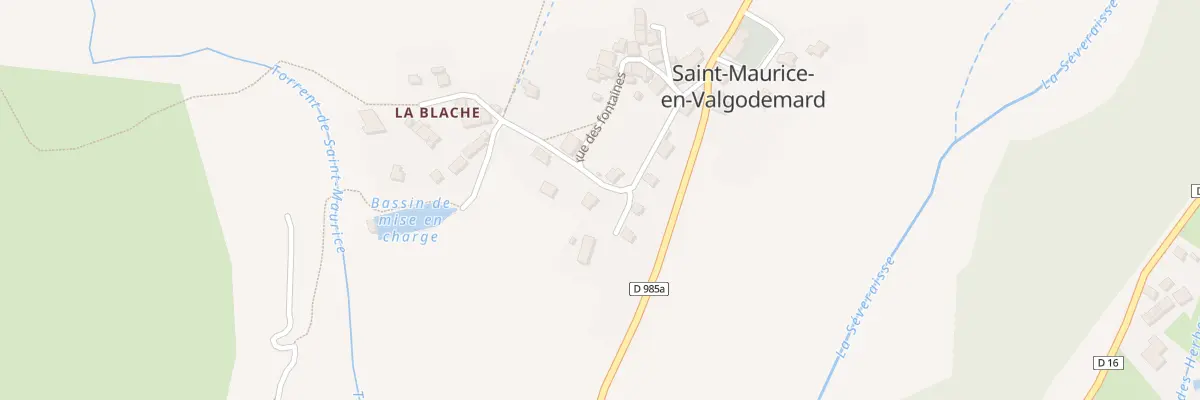 Plan du 5156 Les Durandes à Saint-Maurice-en-Valgodemard