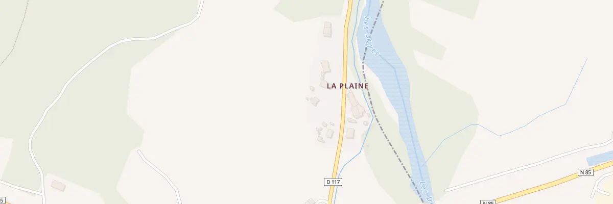 Plan du 7073 La Plaine à Mirabeau