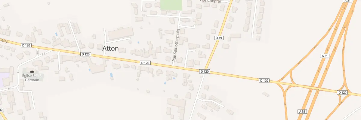 Plan du 95 Rue de Nomeny à Atton