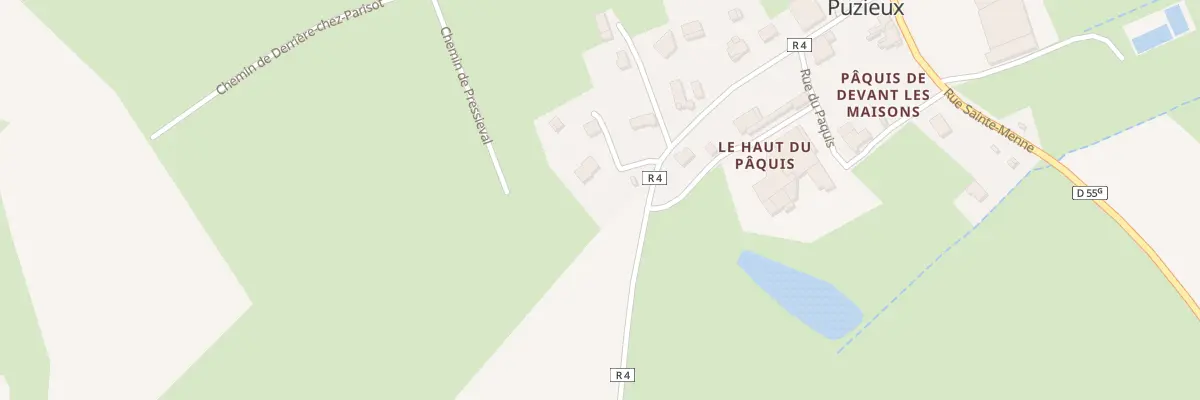 Plan du 16 Rue des Rappes à Puzieux
