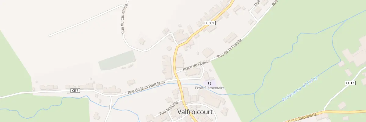 Plan du 19 Pl de l’Eglise à Valfroicourt