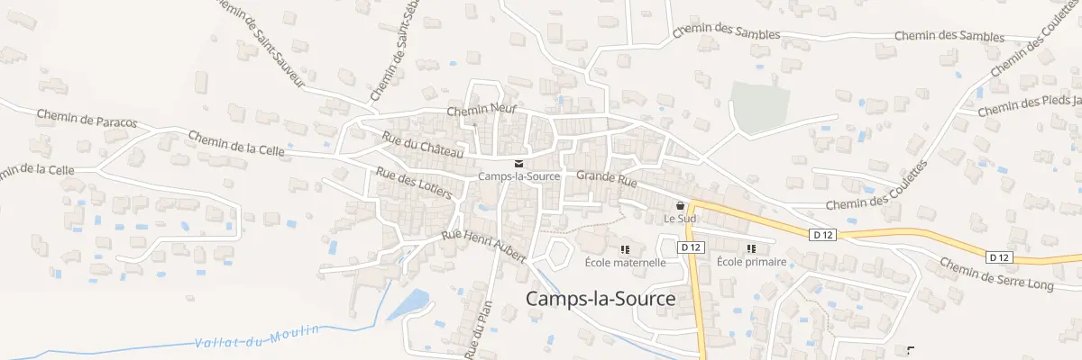 Plan du 5228 Grande Rue à Camps-la-Source