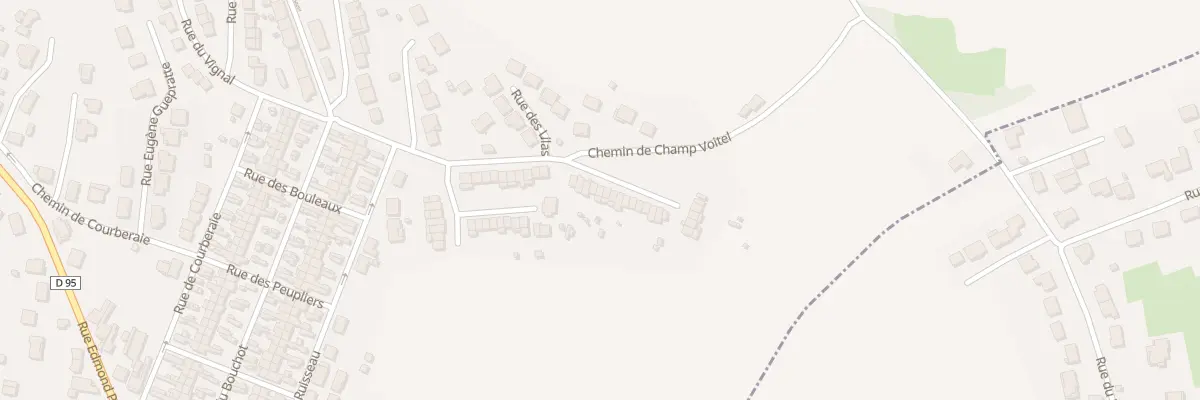 Plan du 30 Rue du Fond du Chenet à Chaligny