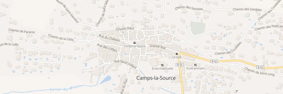 Plan du 9000 Gr Gde Rue à Camps-la-Source