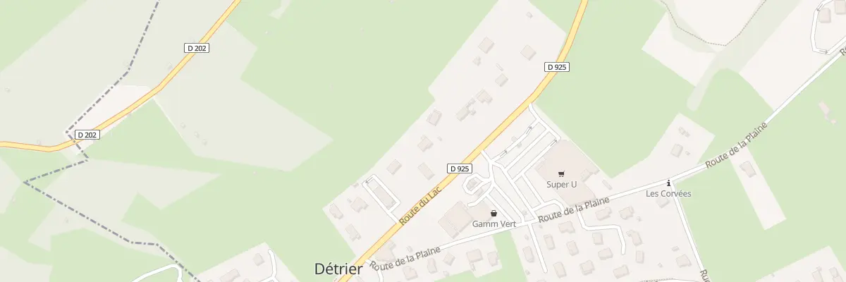 Plan du 453 Rte du Lac à Détrier