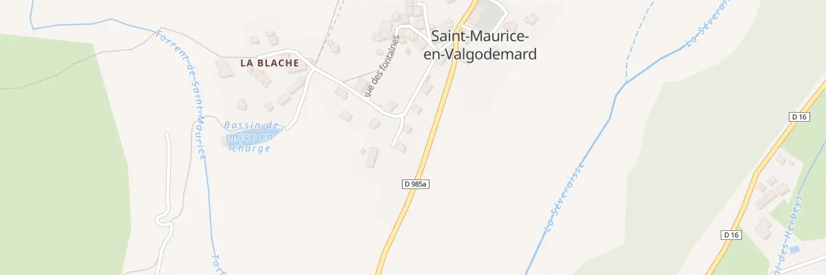 Plan du 5026 Le Village à Saint-Maurice-en-Valgodemard