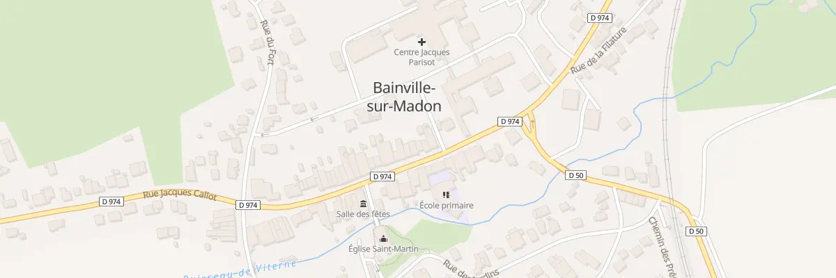 Plan du 86 Rue Jacques Callot à Bainville-sur-Madon