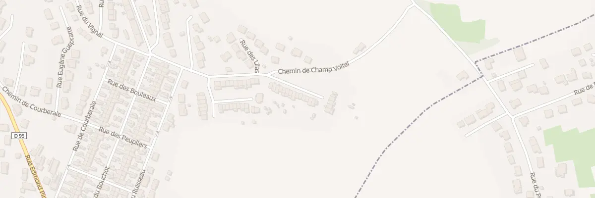 Plan du 38 Rue du Fond du Chenet à Chaligny