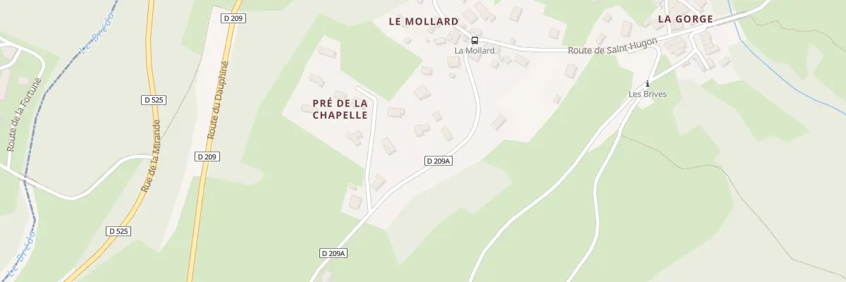 Plan du 739 Rte de Saint Hugon à La Chapelle-du-Bard