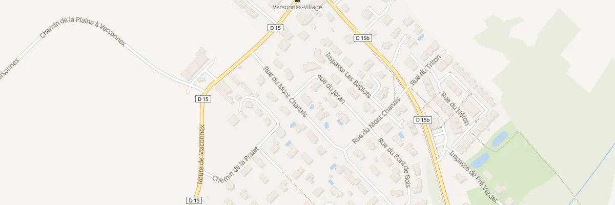 Plan du 14 Rue du Joran à Versonnex