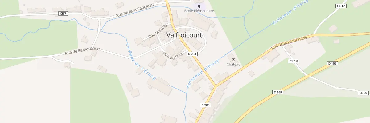 Plan du 140 Grande Rue à Valfroicourt