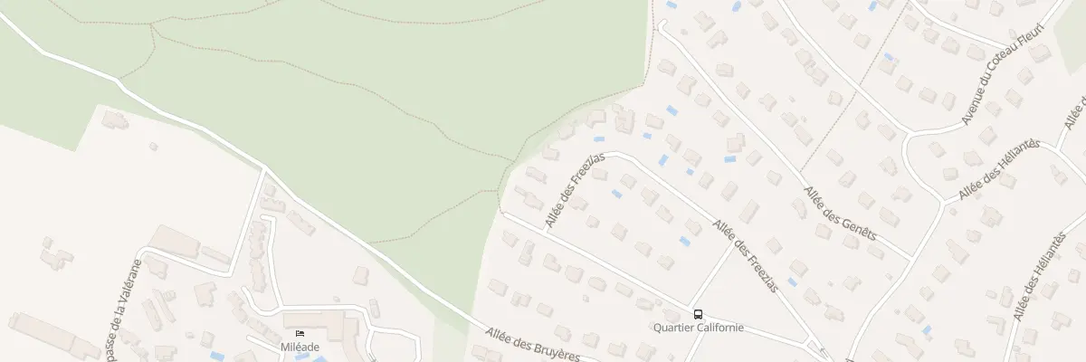 Plan du 9999 All des Freezias à Carqueiranne