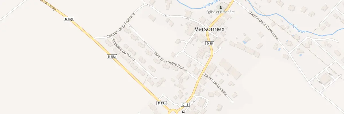 Plan du 155 Rte de Divonne à Versonnex