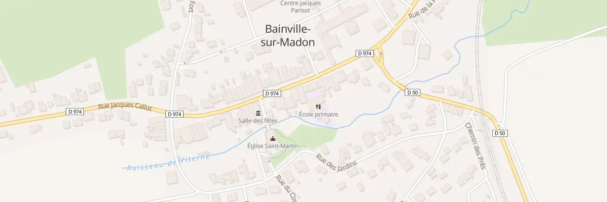 Plan du 61 Rue Jacques Callot à Bainville-sur-Madon