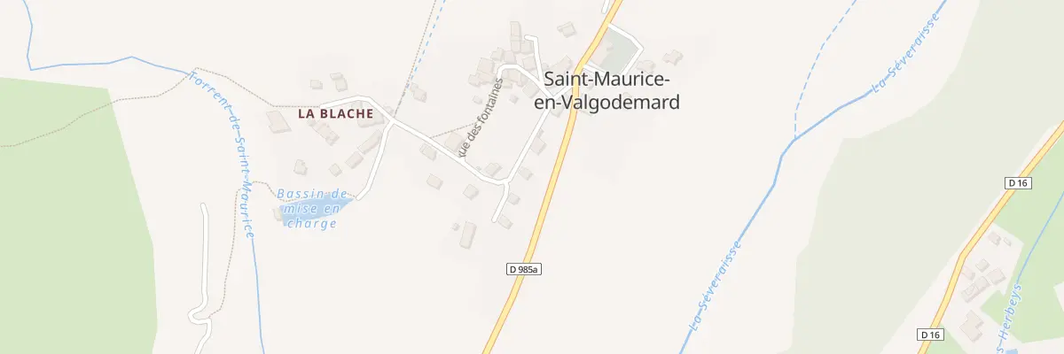 Plan du 149 Rte de Saint Maurice à Saint-Maurice-en-Valgodemard