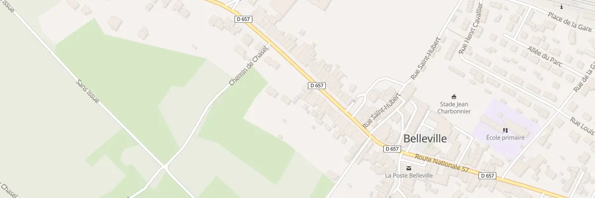Plan du 26 Rte Nationale 57 à Belleville