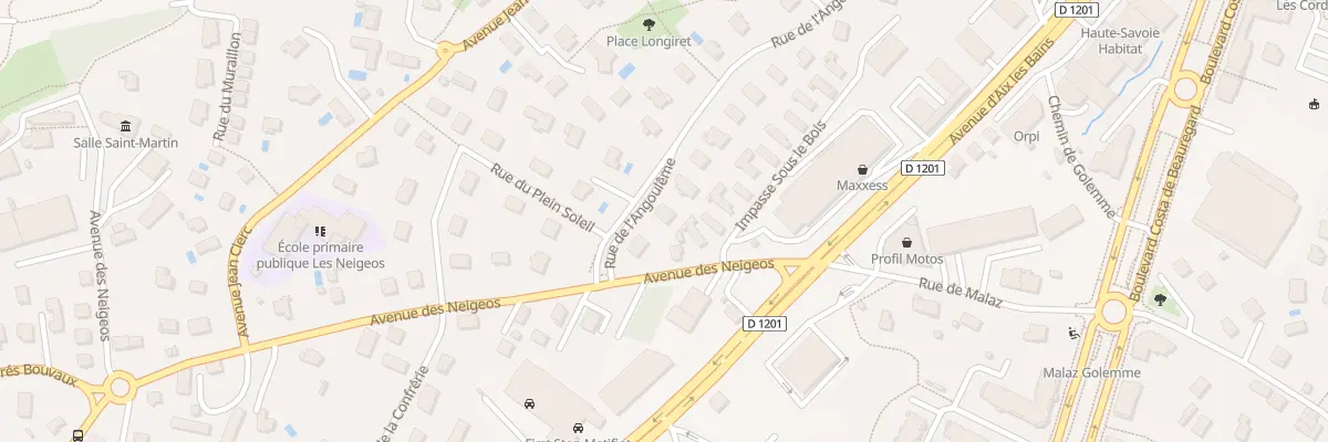 Plan du 4 Rue de l’Angoulême à Annecy