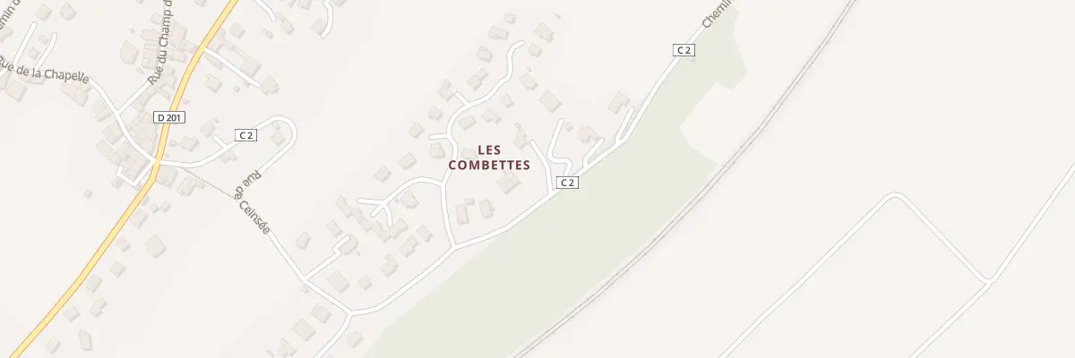 Plan du 195 Che des Araignées à Cruet