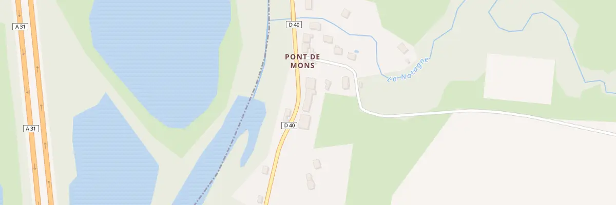 Plan du 2 Pont de Mons à Bezaumont