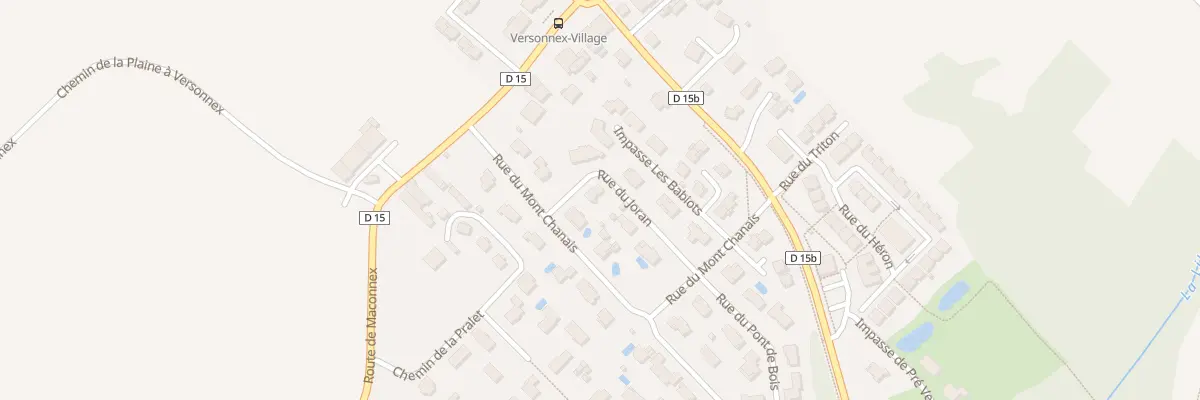 Plan du 38 Rue du Joran à Versonnex
