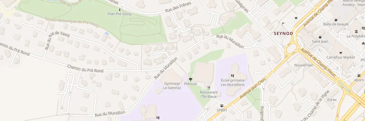 Plan du 36 Rue du Muraillon à Annecy